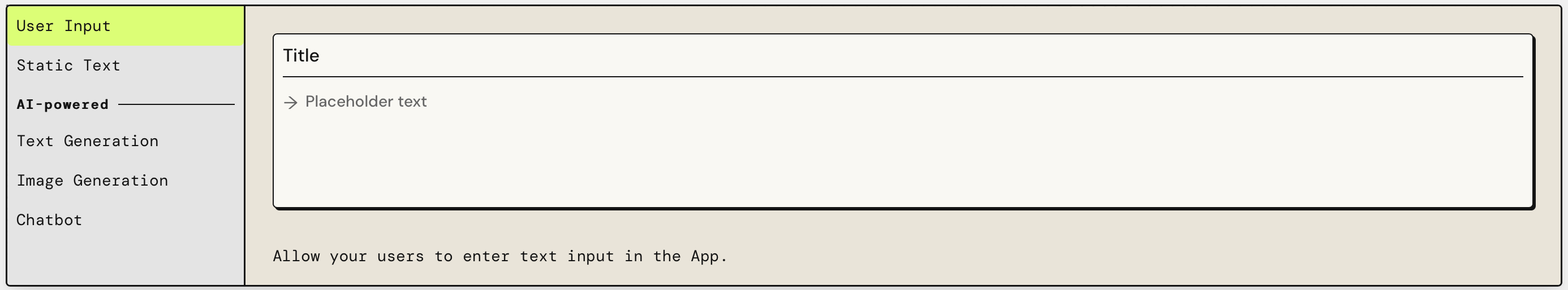 widgets